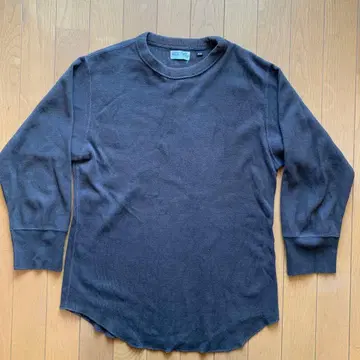 프리휠러스 8부 소매 T셔츠 42 두꺼운 원단 리브 블랙