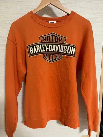 정가 8700엔 구제 의류 HARLEY-DAVIDSON 맨투맨