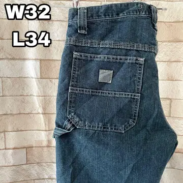 Lee 리 페인터 팬츠 데님지 자수 멕시코제 32 x 34