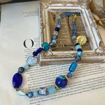 이탈리아제 베네치아 유리 목걸이 402