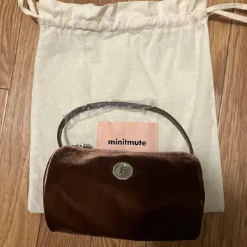 minitmute Clo Circle 핸드백 브라운 미사용