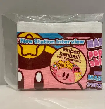 [미개봉 새상품] 푸푸푸 트레인 낚시 광고풍 페이스타월 vol.2 커비