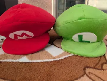 유니버셜 USJ 마리오 루이지 팬캡 2종 세트