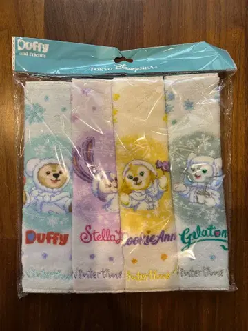 Duffy & Friends 미니 타월 세트 4개