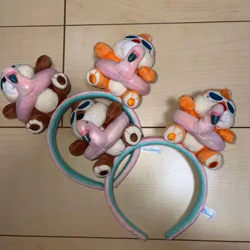 디즈니 머리띠 칩과 데일