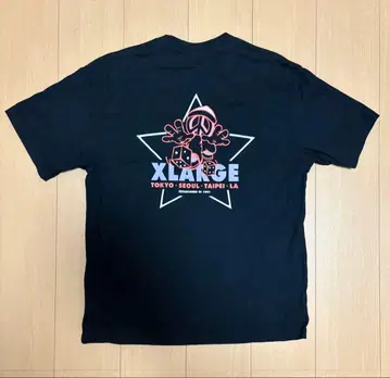 XLARGE 블랙 T셔츠