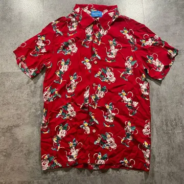 [ 고품질 ] Disney 도쿄 디즈니 리조트 미니 알로하 셔츠 S