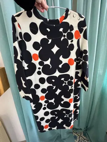 marimekko 패턴 원피스