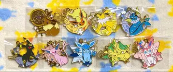 포켓몬 제일복권 이브이 부스터 메탈 참 9개 컴프