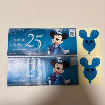 도쿄디즈니씨 25주년 디즈니씨 리플렛 씰