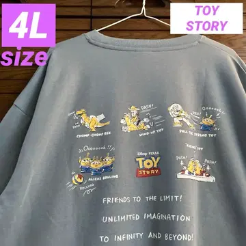 토이스토리 TOY STORY 티셔츠 와이드 루즈 빅 사이즈