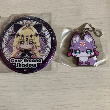 명탐정 프리큐어 캔뱃지 키링 마슈탄 큐어 아르카나 쉐도우