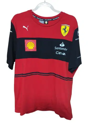 푸마 페라리 T셔츠 2023 구제 의류