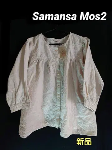 새상품 사만사 모스모스 오버 레이스 블라우스