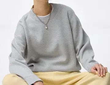 GU 맨투맨 라이크 니트 오버 사이즈 풀오버 2장 세트 3XL