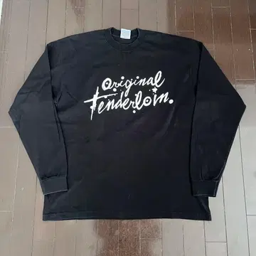 새상품급 텐더 로인 레어 직영점 한정판 롱T 블랙 사이즈 XL