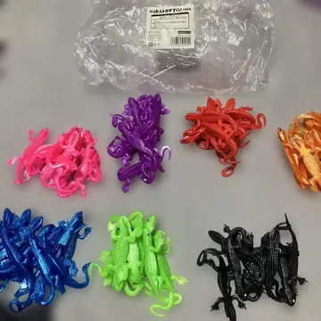 컬러풀 도마뱀 완구 페탄토 도마뱀 건지기