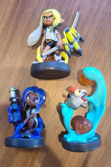 스프라툰 amiibo 3체 세트 잉클링 옥토링 코쟈케