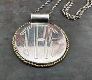 MEXICO 빈티지 펜던트 레어 실버925 중후 모노그램