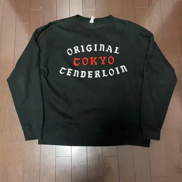 텐더 로인 맨투맨 BAD 블랙 사이즈 L