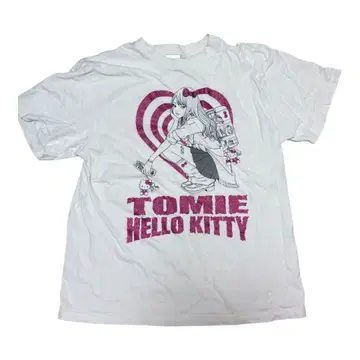 TOMIE HELLO KITTY 반팔 T셔츠 산리오 이토 준지 L 사이즈
