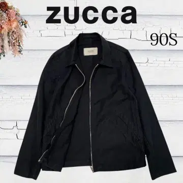 새상품급 90s 빈티지 ZUCCA 워크 자켓 S 블랙 네이비 프랑스제