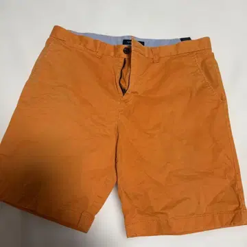 TOMMY HILFIGER 오렌지 숏팬츠 34