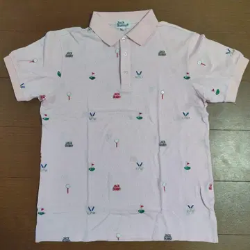 JACK BUNNY!! 골프 모티브 피케 셔츠 핑크 사이즈 6 남성용