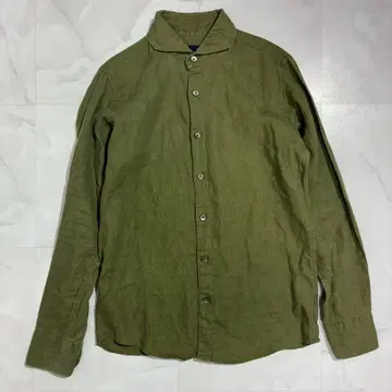 하시모토 준 x 나노 유니버스 린넨 100% 셔츠 긴팔 남성용