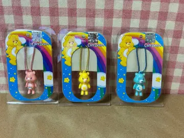 케어베어 덜렁 키체인 피규어 스트랩 3개 세트