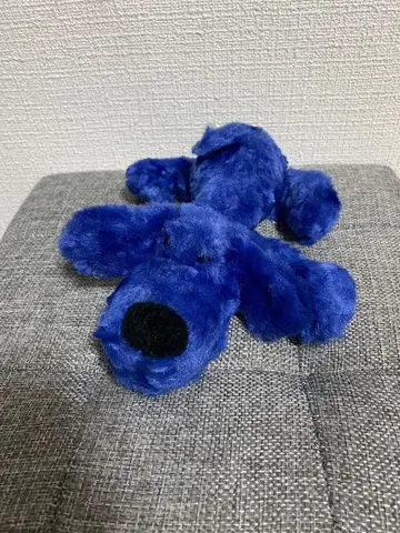 [레어] 일본제 강아지 루크 S 행복한 블루 COMO&RAY 봉제 인형