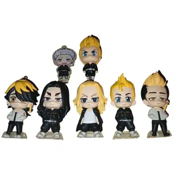 새상품급 도쿄 리벤저스 피규어 6체+아크릴 피규어 1체 세트