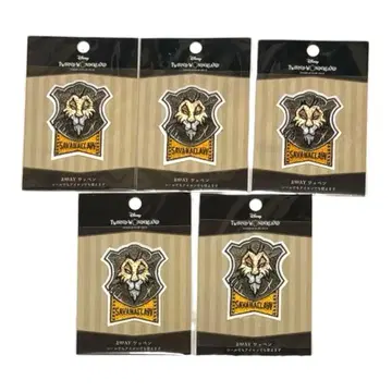 새상품 디즈니 트위스티드 원더랜드 사바나클로 기숙사 와펜 5점