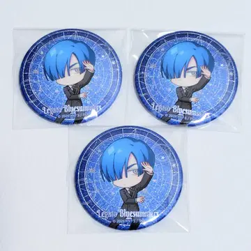 트라이건 콜라보 카페 나카가이 글리터 캔뱃지 레가토 SD 3개