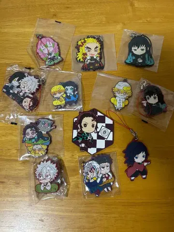 귀멸의 칼날 러버 마스코트 묶음 판매