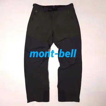 mont-bell CLIMA PRO 로슈 팬츠 자수 로고 아웃도어 등
