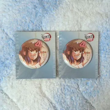 귀멸의 칼날 무한성편 장식 가능한 캔뱃지 하시비라 이노스케