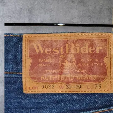 70s 빈티지 West Rider 스트레이트 데님 W31 L76
