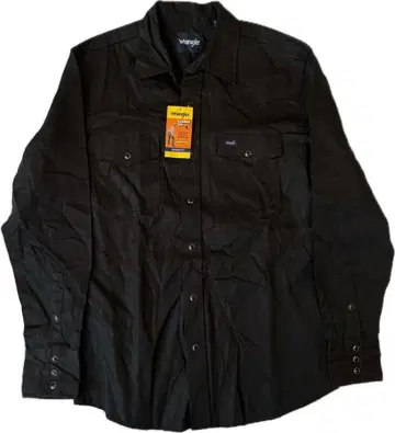 Wrangler 데드스탁 웨스턴 셔츠 M 블랙
