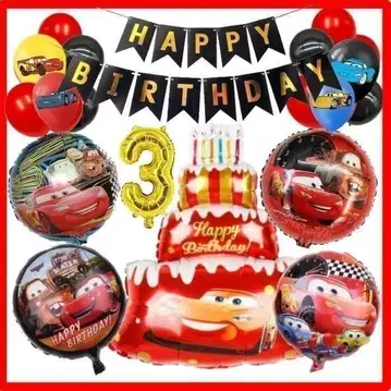 카즈 [ 3세 16인치 숫자 포함 ] 벌룬으로 생일 풍선 생일 장식