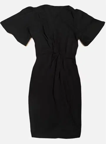 ZARA BASIC 그린 반팔 무릎 기장 원피스 XS