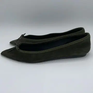 레페토 발레 슈즈 사이즈 39 카키 스웨이드