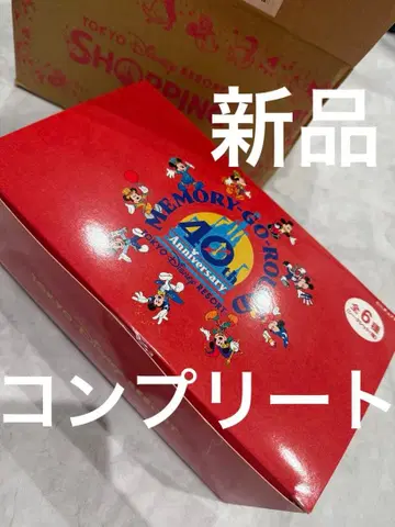 새상품 디즈니 40주년 메모리 고 라운드 미니어처 토이 전 6종