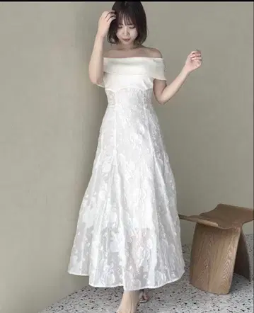 dazzlin 시어 자카드 코르셋 원피스 S 사이즈