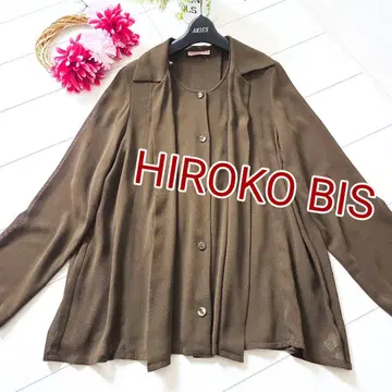 HIROKO BIS 히로코비스 카키 계열 레이어드 앙상블풍
