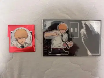 체인소 맨 대교류전 덴지 아크릴 스탠드 캔뱃지 모음