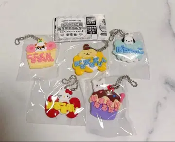 산리오 메르헨 공방 이름표 홀더 5종 세트 키티 포차코 가챠