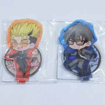 트라이건 콜라보 카페 중외 아크릴 스탠드 바슈 니콜라스 2종