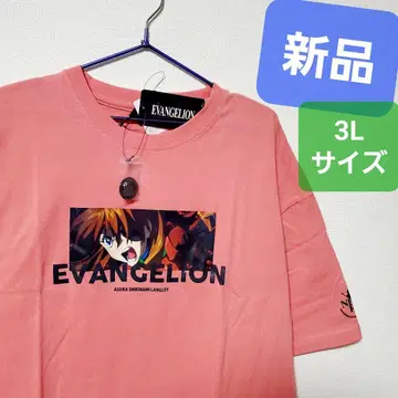 새상품 EVANGELION 반팔 아스카 T셔츠 남성용 에반게리온