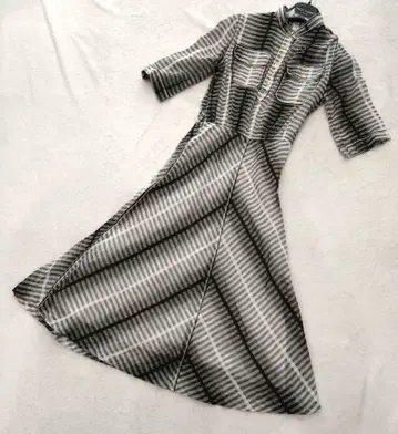 빈티지 이타리야 이탈리아 A라인 롱 원피스